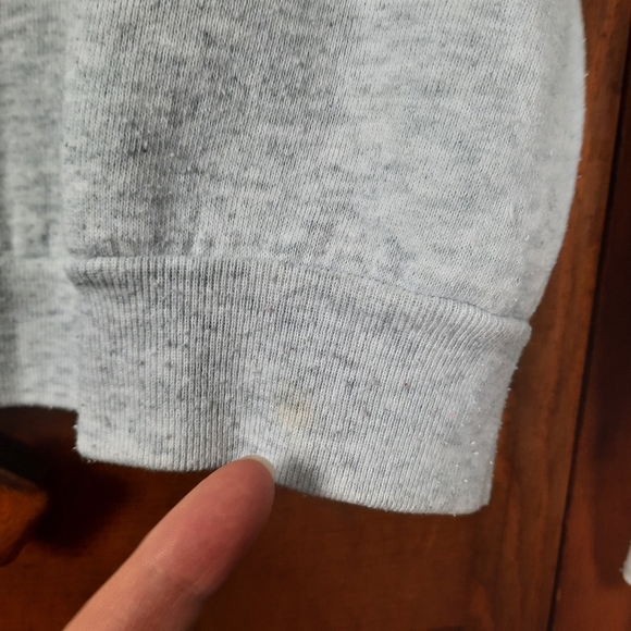 Vintage 1991 Holland Michigan tulips 3D spellout graphic gray raglan crewneck - Picture 13 of 13